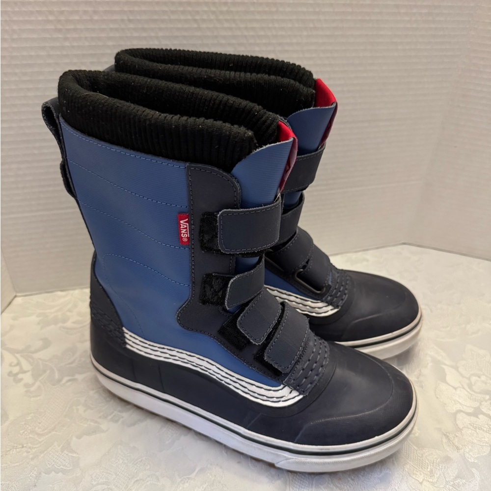 Vans Men’s‎ 7.5M Standard V MTE Winter Boot Blue Black Waterproof Heavy Duty